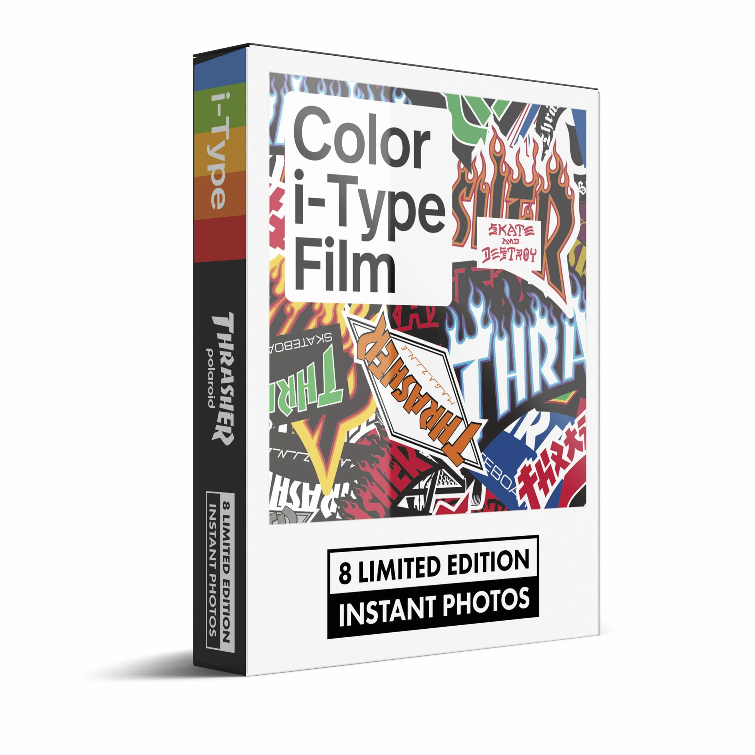 Polaroid Film Couleur i-Type - Thrasher Édition limitée (8 Photos) (6568)