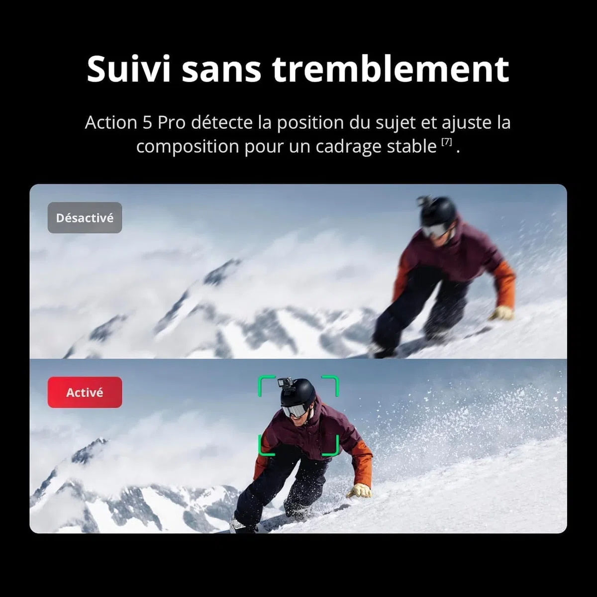 DJI Bundle Standard Osmo Action 5 Pro + Mic Mini Émetteur (Noir Absolu) + Barre d’Extension pour Osmo Action Mini, Caméra Étanche avec Capteur 1/1,3", Vidéo 4K/120 IPS, Suivi de Sujet, Stabilisation