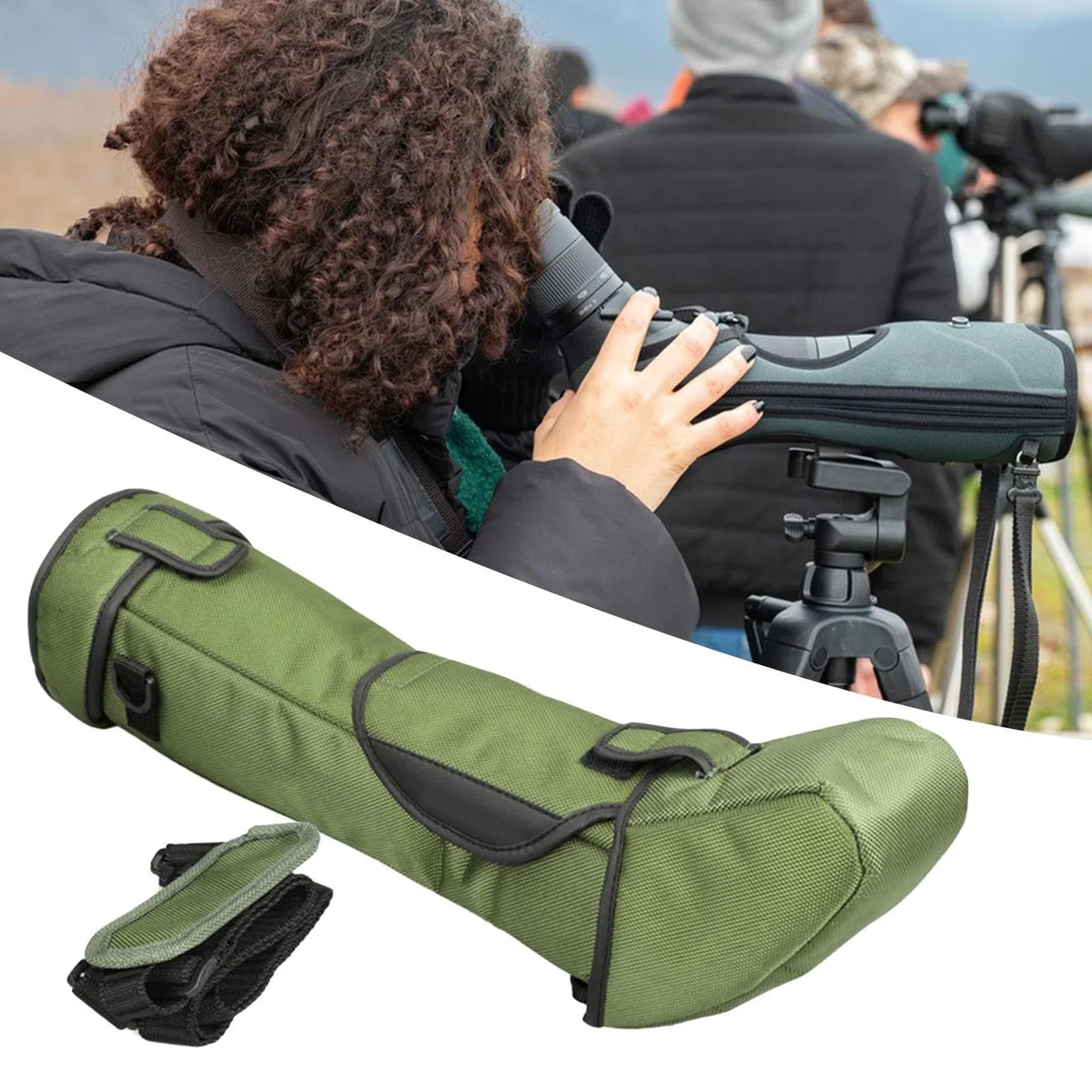 Sac télescope – Étui de Transport pour Lunette astronomique | Sac à Dos Multifonction de Protection pour Outils de Vision | Solution Longue Queue renforcée en Nylon pour Voyage Astronomie