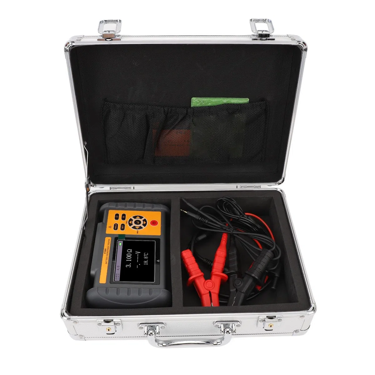 Testeur de Batterie de Haute Précision pour Batterie au Lithium et Pile Bouton avec Mesure de Tension et de Température, adapté aux Techniciens et aux Amateurs