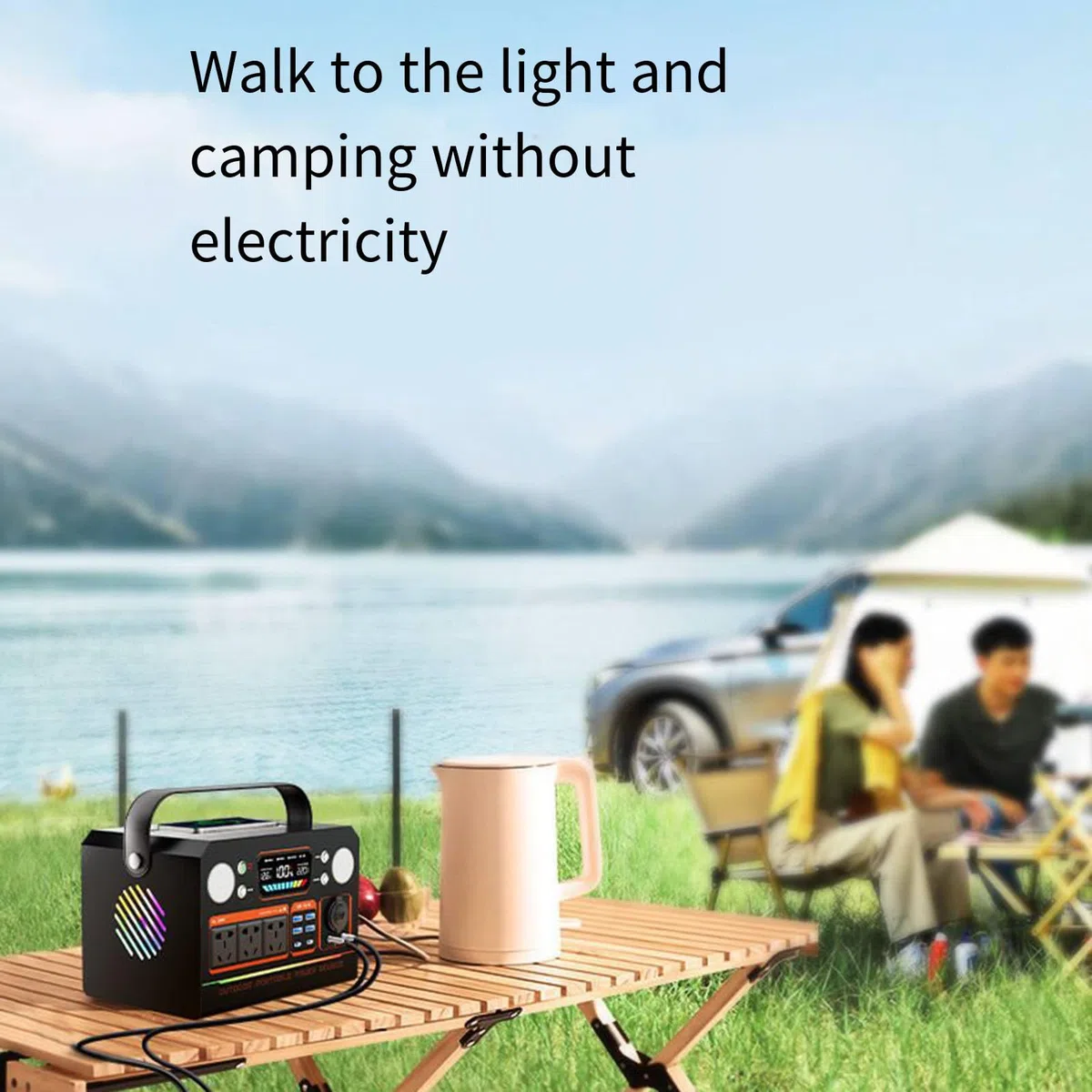Alimentation de Secours Mobile 220 V pour la Maison, Les Voyages en Voiture et Le Camping. Nombreuses spécifications Disponibles, 500 000 mAh.
