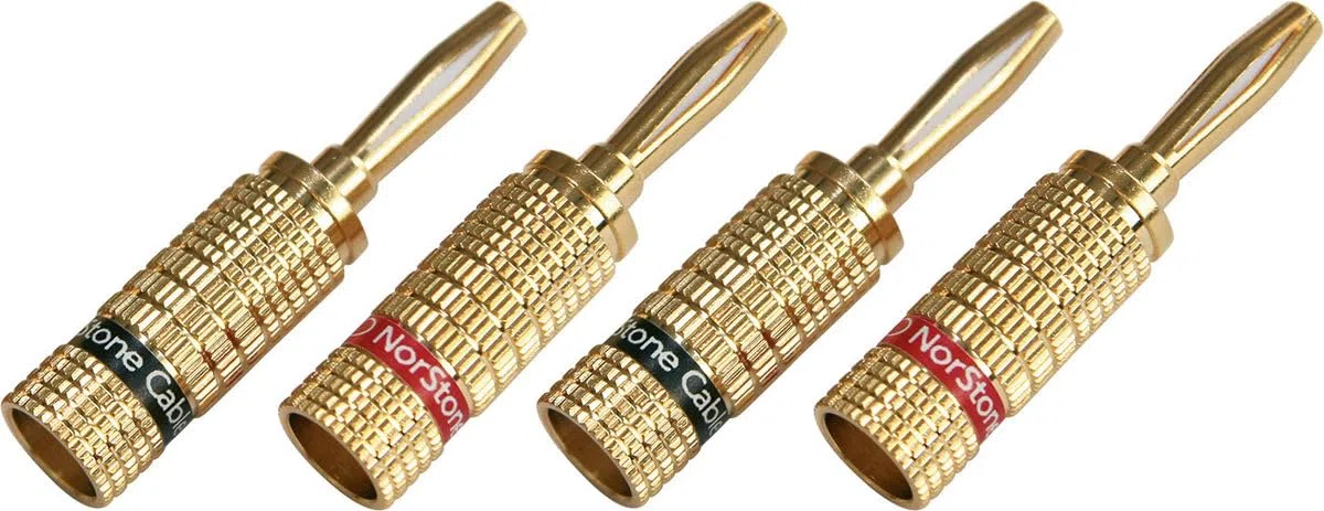 NorStone BANANA PLUGS Pinces banane x 4