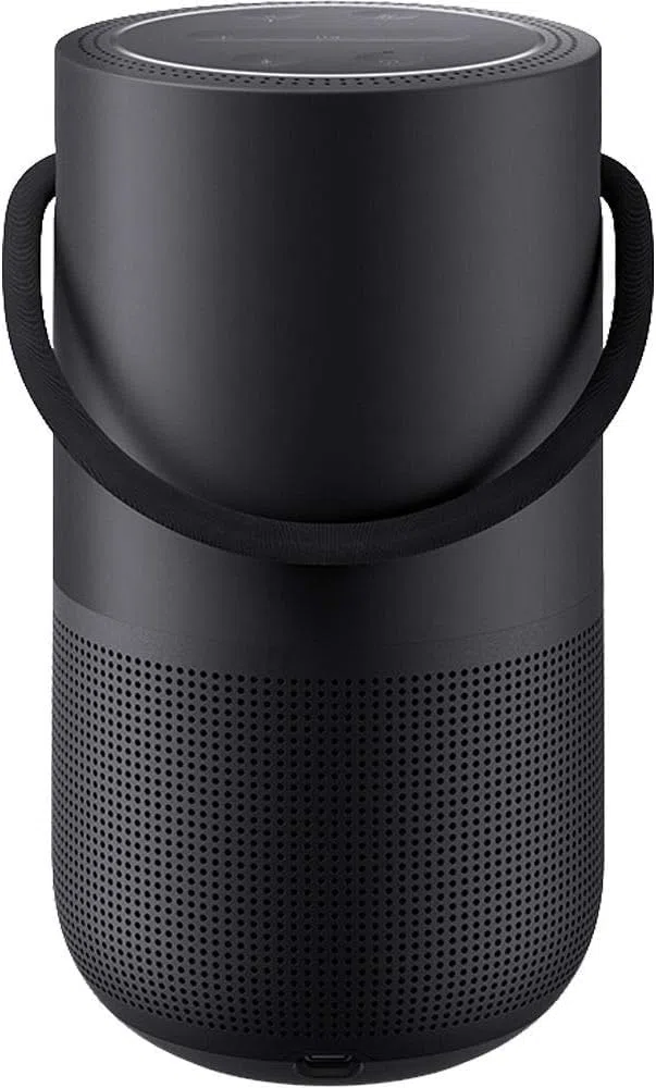 Bose Portable Smart Speaker - avec Contrôle Vocal Alexa Intégré, Noir & Socle de Chargement de l’Enceinte Portable Home Speaker, Noir