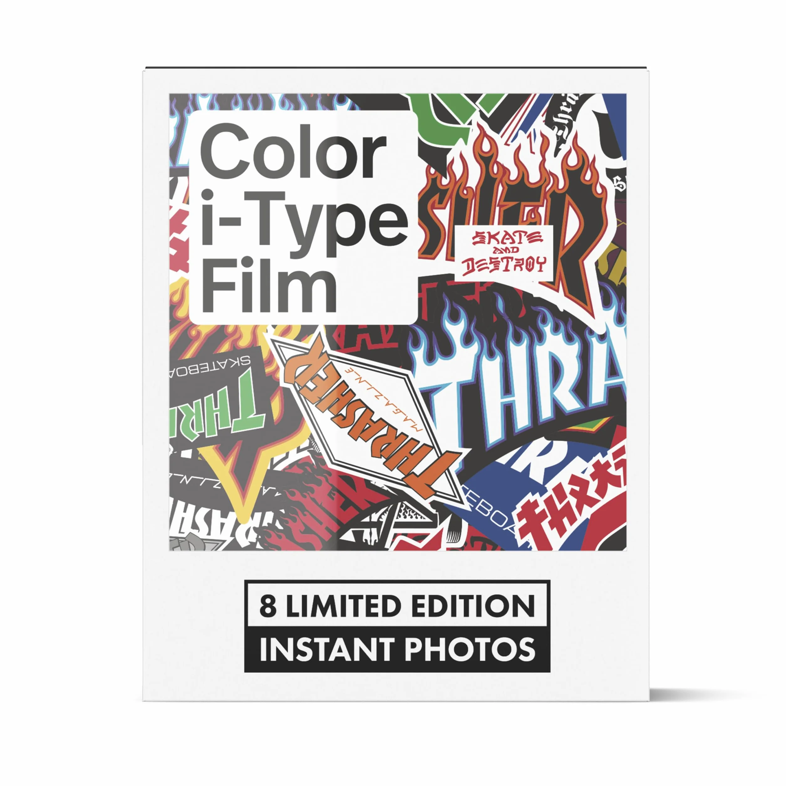 Polaroid Film Couleur i-Type - Thrasher Édition limitée (8 Photos) (6568)