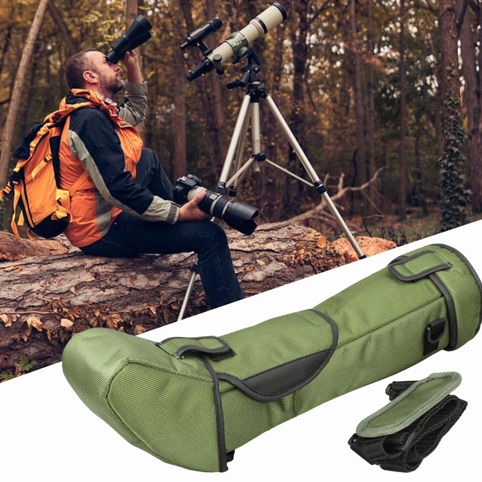 Sac télescope – Étui de Transport pour Lunette astronomique | Sac à Dos Multifonction de Protection pour Outils de Vision | Solution Longue Queue renforcée en Nylon pour Voyage Astronomie