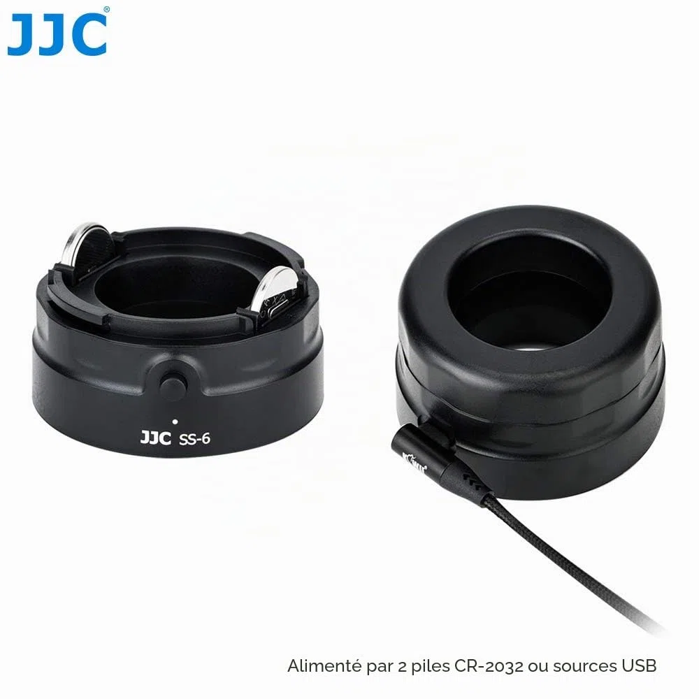 JJC Loupe De Nettoyage Photo avec Fonction Éclairage par LED Grossissement 7X