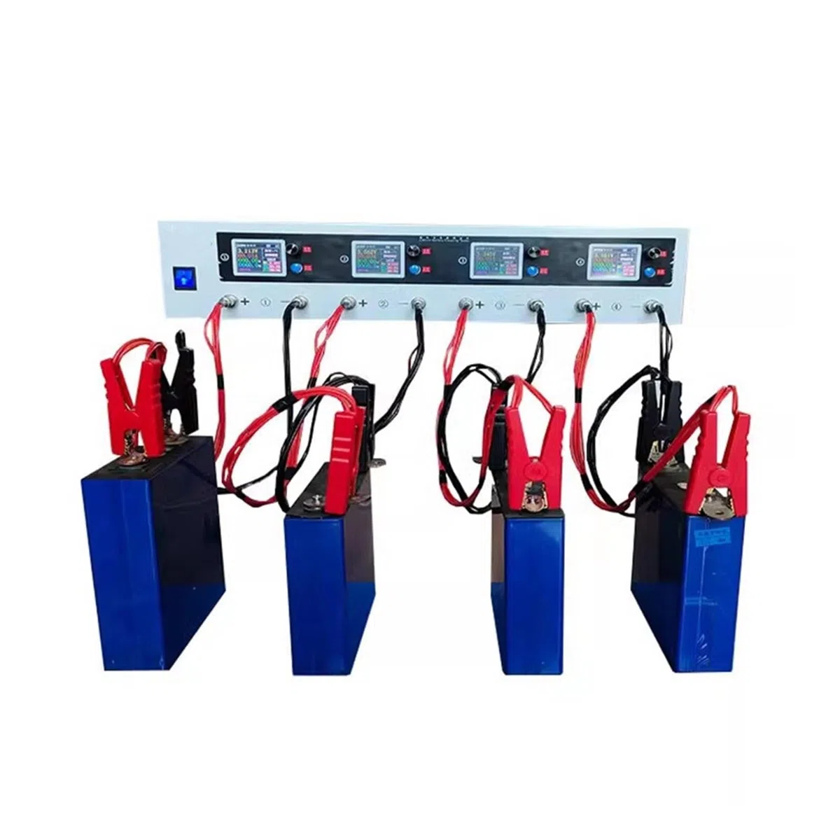 Testeur de batterie Charge et décharge 40A Li-ion de grande précision d'appareil de contrôle de capacité de batterie de puissance à courant élevé Contrôle de l'état de la batterie(4 Channels)