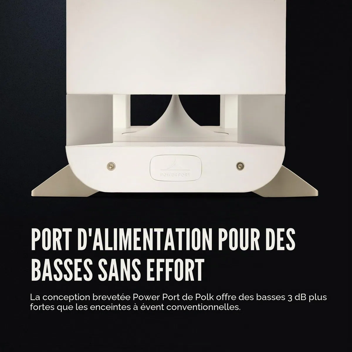Polk Audio Signature Elite ES60 Enceinte Colonne Hi-FI Haute Résolution, Compatible Dolby Atmos et DTS:X, Certifiée Hi-Res, (Pièce) - Noire