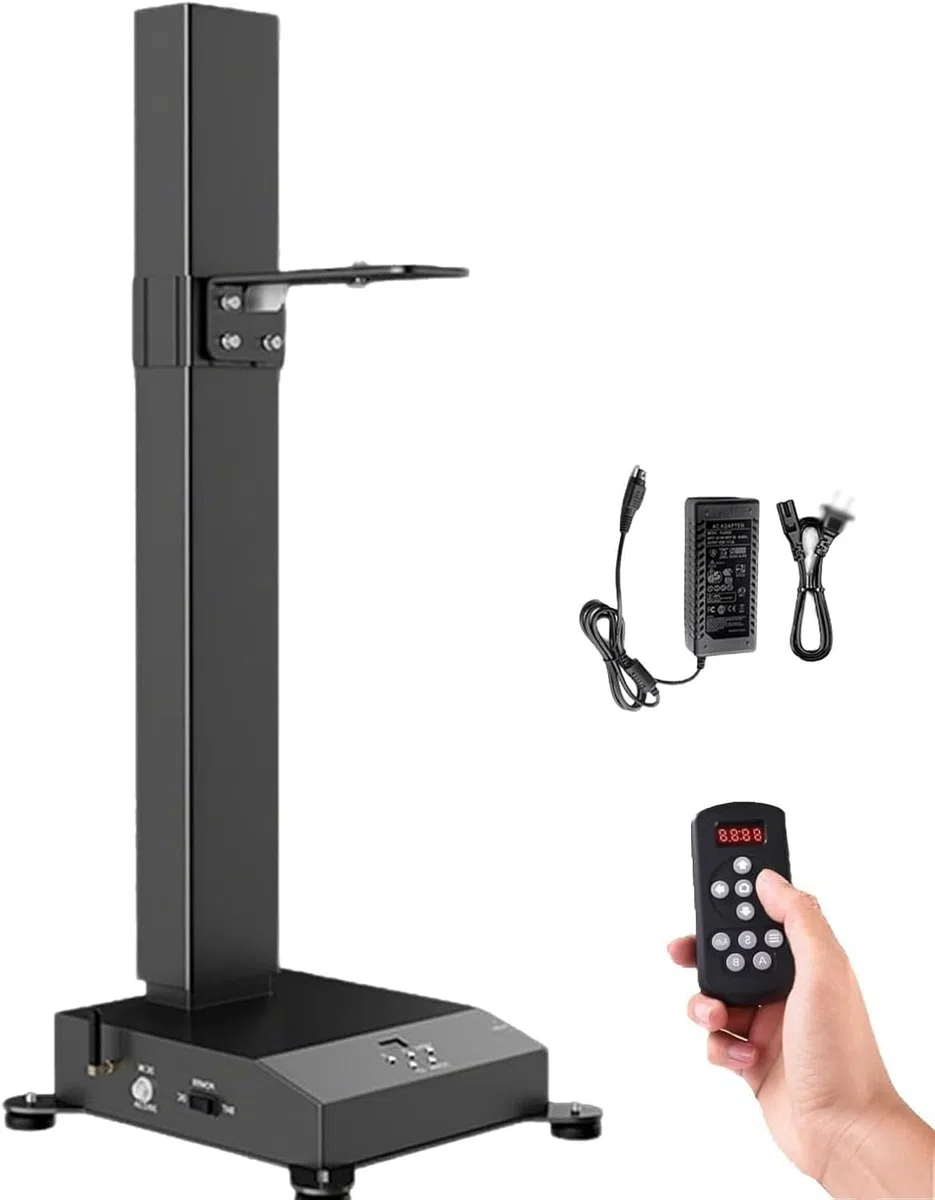 Slider Vertical motorisé pour caméra, Slider motorisé pour Diffusion en Direct avec Balayage mémorisable des Points AB, Course de 50 cm, 8 Vitesses réglables, Support Stable