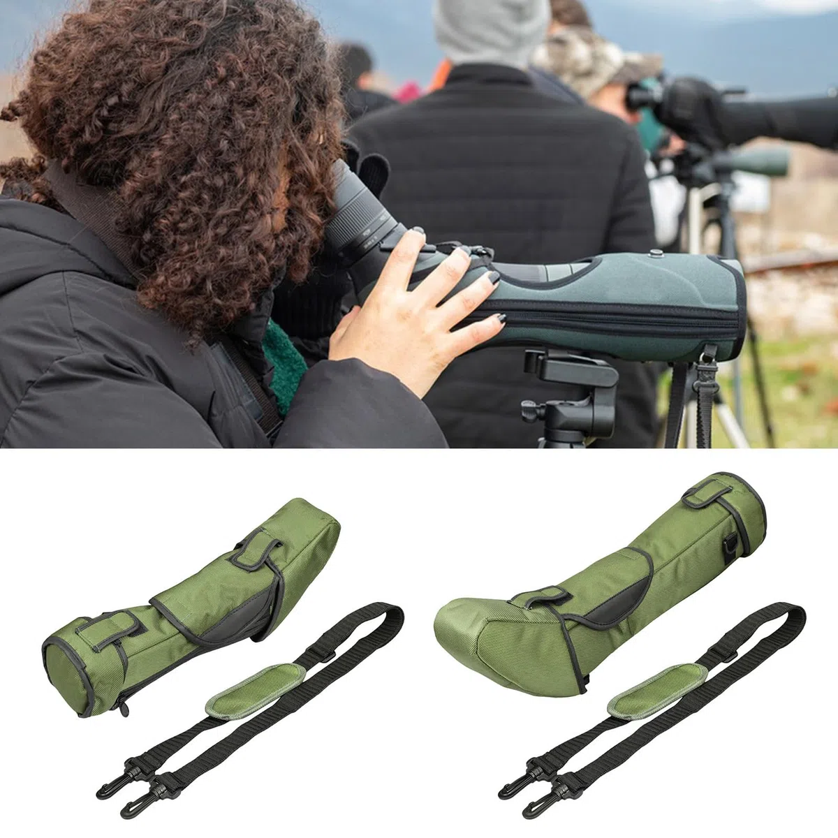Sac télescope – Étui de Transport pour Lunette astronomique | Sac à Dos Multifonction de Protection pour Outils de Vision | Solution Longue Queue renforcée en Nylon pour Voyage Astronomie