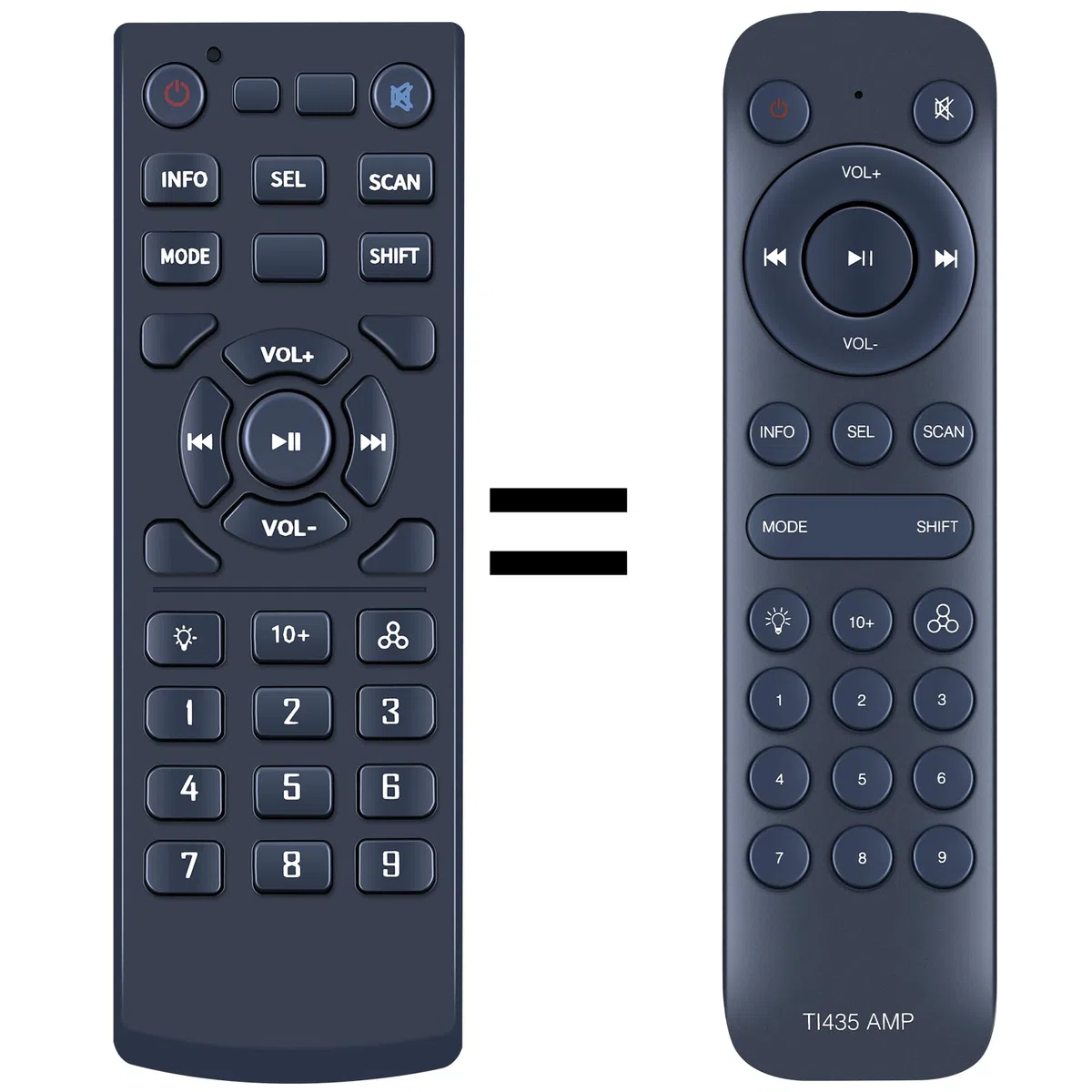 Télécommande compatible avec Tibo TI435 SIA75 AMP/DAB+/DAB/FM Tuner pour iOS/Android, convient pour amplificateur audio Smart Streamer