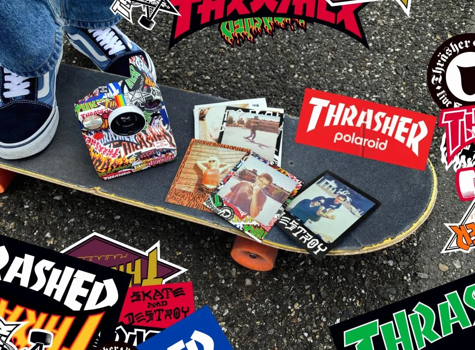Polaroid Film Couleur i-Type - Thrasher Édition limitée (8 Photos) (6568)