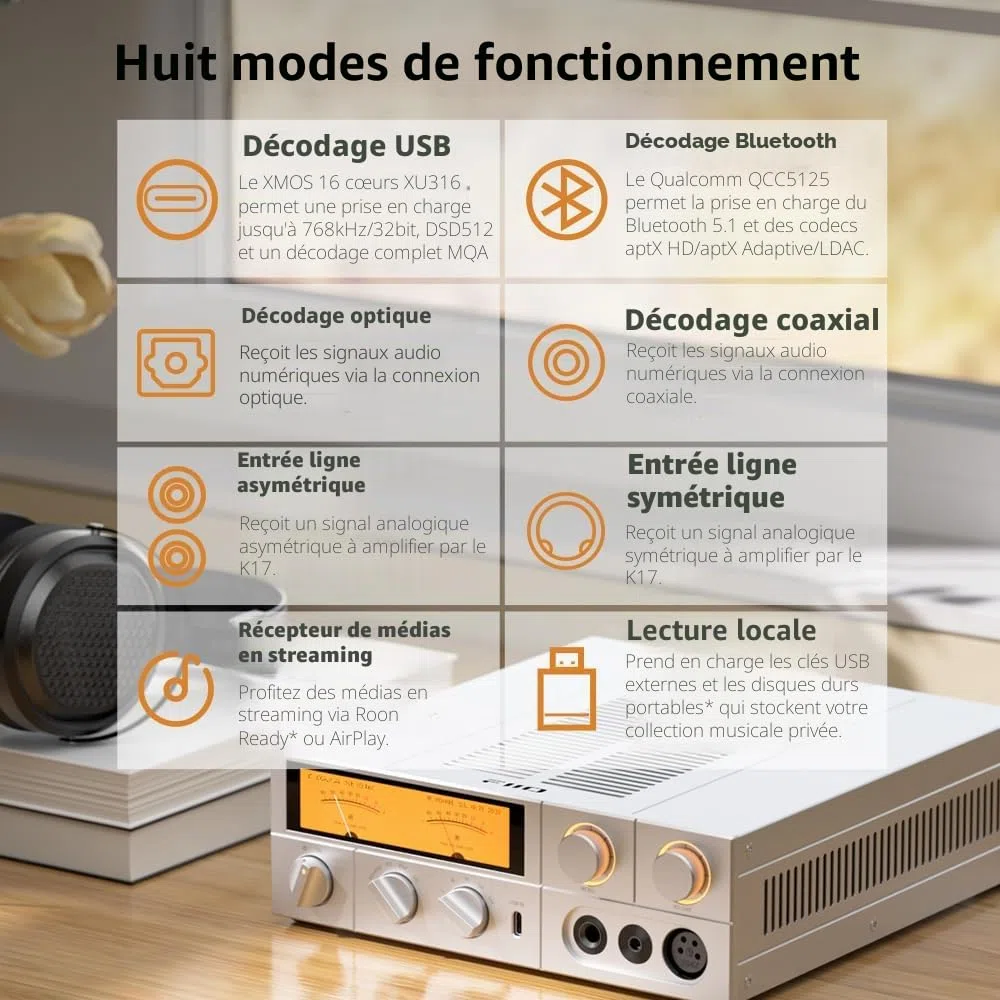 FiiO K17 DAC de bureau et ampli casque