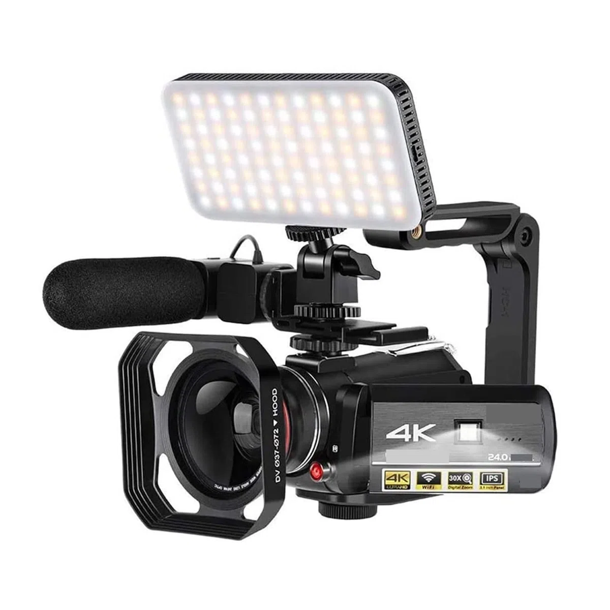 Caméra vidéo, Caméra vidéo 4K IR Vision Nocturne Caméscope numérique Caméras Vlog Professionnelles Photographie Full HD
