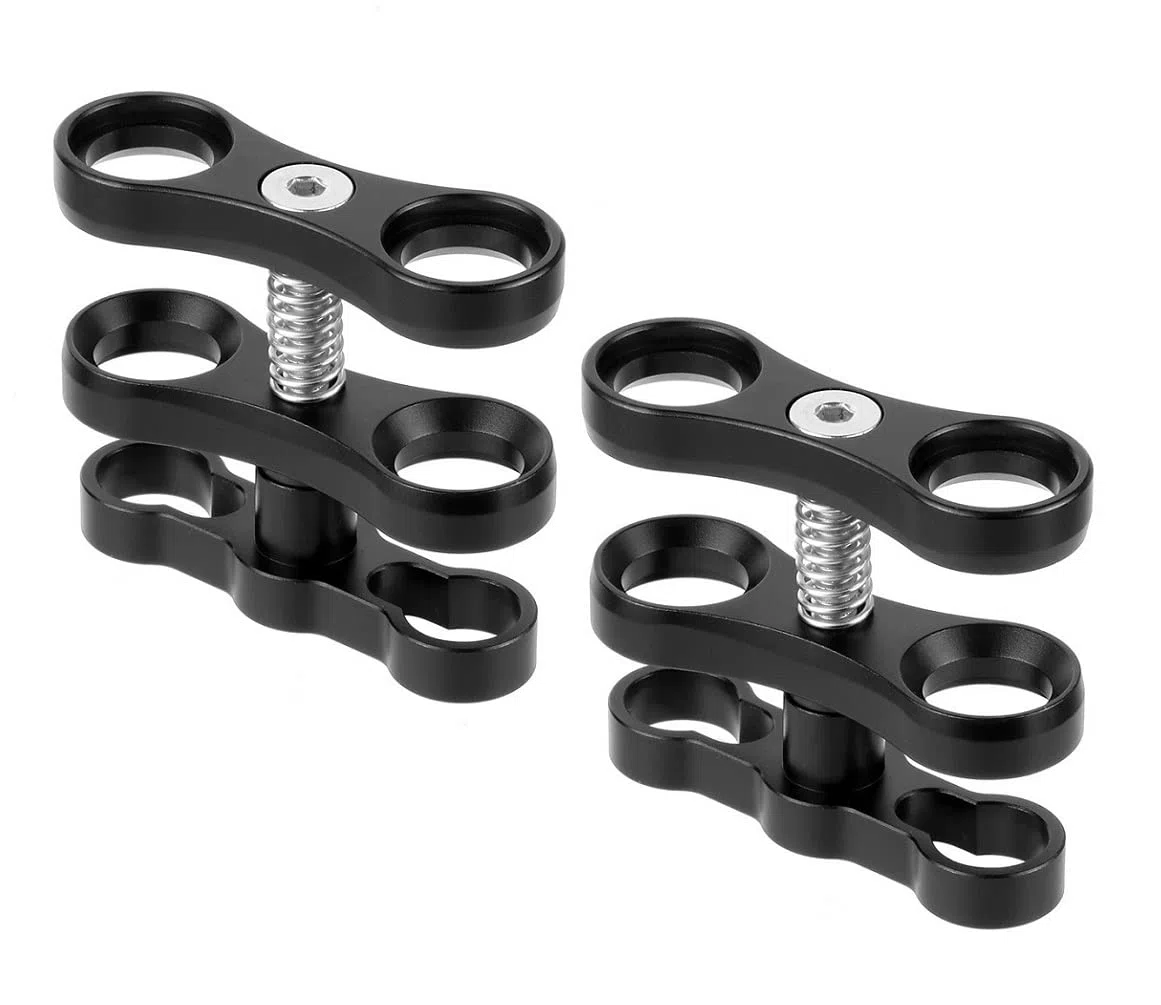 Lot de 2 supports de fixation papillon pour caméra sous-marine