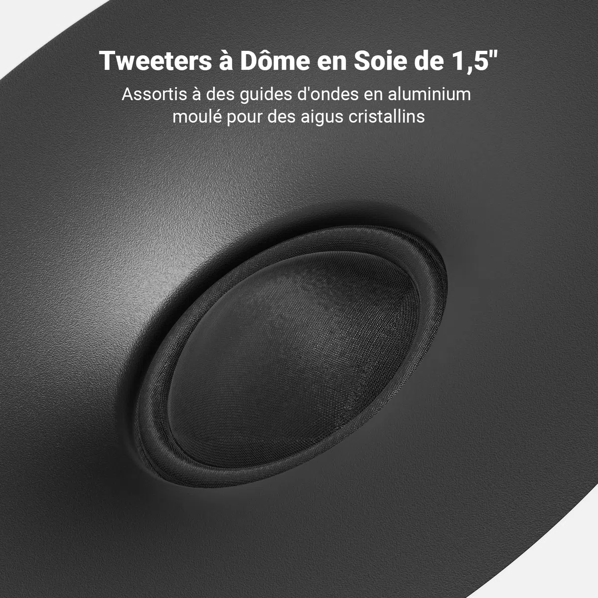 Fosi Audio SP601 Enceintes Bibliothèque, Enceinte Passives 4Ω 160W avec Woofers Composites HybridCone de 6,5 Pouces, Son Stéréo HiFi pour Home Cinéma, Bureau, TV et Intérieur (Paire)