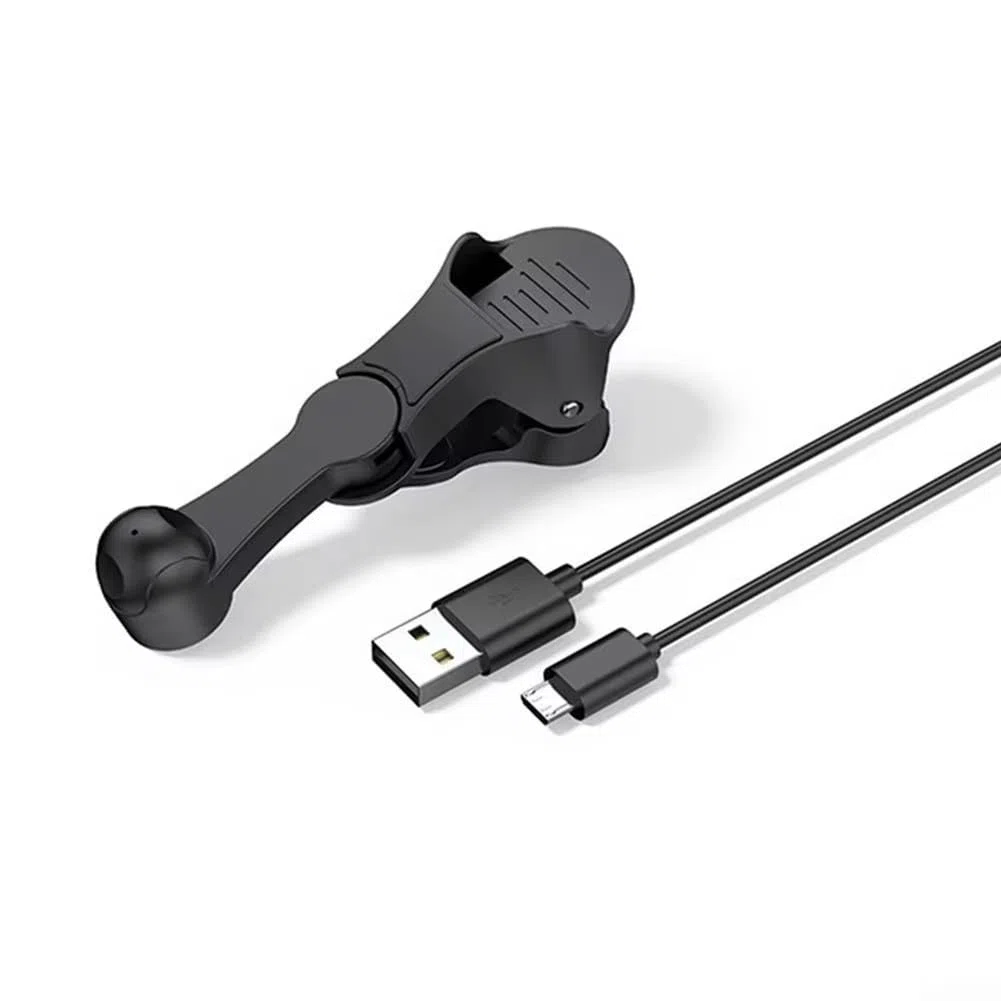 Clicker automatique pour smartphone pour tapoter l'écran en continu, appareil de clicker mobile rapide et précis pour les jeux et la diffusion en direct, design portable en matériau ABS noir